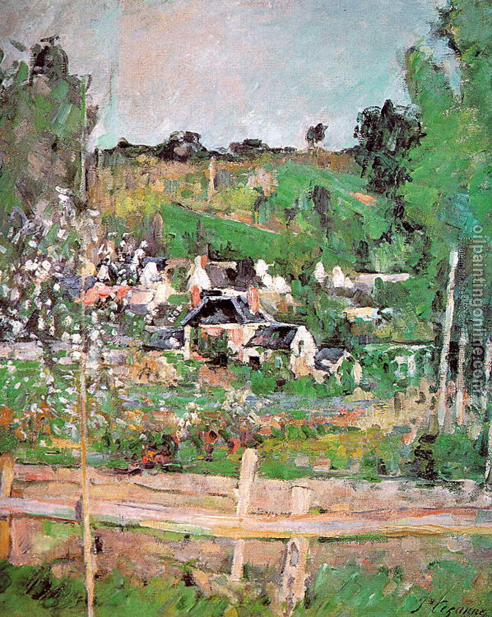 Cezanne, Paul - View of Auvers-sur-Oise (The Fence)